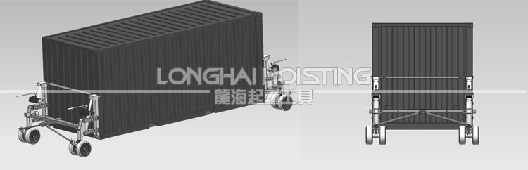 輪式集裝箱搬運(yùn)系統(tǒng)操作示意圖 輪式集裝箱搬運(yùn)系統(tǒng)操作示意圖