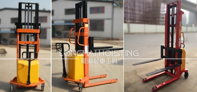 半電動液壓堆高車圖片 半電動液壓堆高車圖片