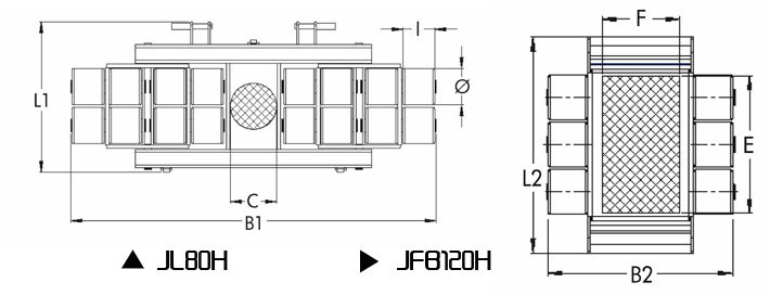 JL80H JFB120H搬運小坦克200噸尺寸