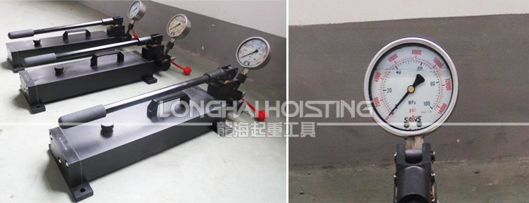 單作用分離式液壓千斤頂配超高壓手動泵 單作用分離式千斤頂配超高壓手動泵