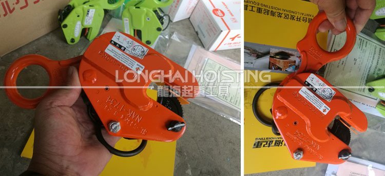 鷹牌SL型豎吊鋼板起重鉗實物 鷹牌SL型豎吊鋼板起重鉗實物
