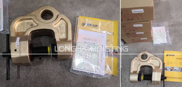 鷹牌SBC螺旋鎖緊鋼板吊鉗實(shí)物 鷹牌SBC螺旋鎖緊鋼板吊鉗實(shí)物