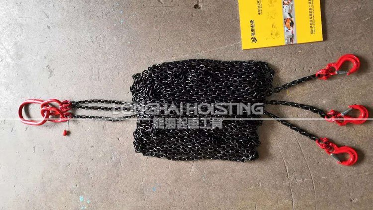 三腿鏈條成套吊索具實(shí)物